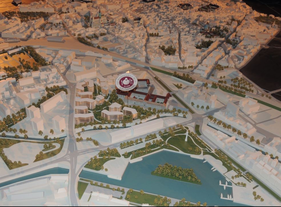Cit&eacute; internationale de la gastronomie et du vin &agrave; Dijon Echo des communes