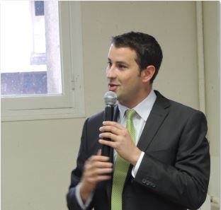 J&eacute;r&eacute;my Brigand, pr&eacute;sident de la Communaut&eacute; de communes du Pays Ch&acirc;tillonnais