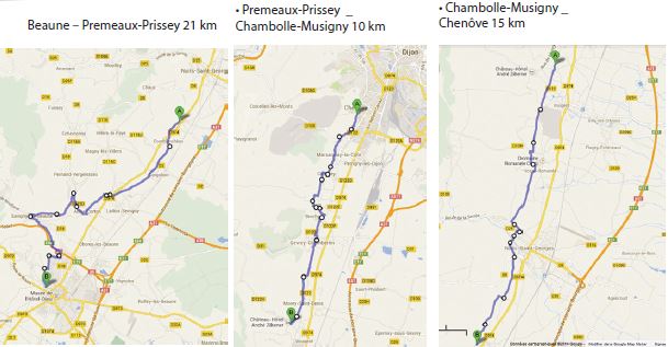 La v&eacute;loroute Beaune-Dijon, au starter en 2016