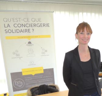 Claire Cardinal, directrice de la conciergerie solidaire