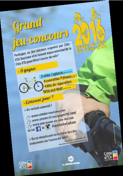 La C&ocirc;te-d&rsquo;Or vous offre votre v&eacute;lo