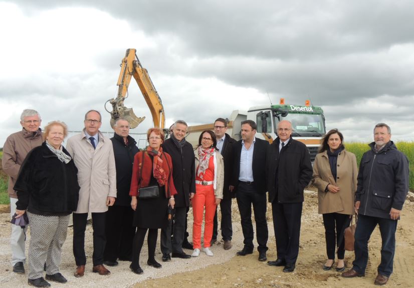 Varois-et-Chaignot : Premiers coups de pelle pour Les Rives du Sauvigny