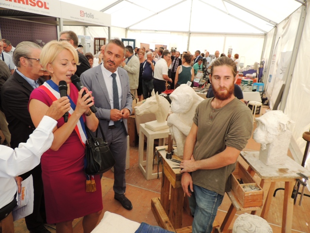 FOIRE DE MONTBARD 2016 MARIE QUIQUEMELLE POUR ECHO DES COMMUNES