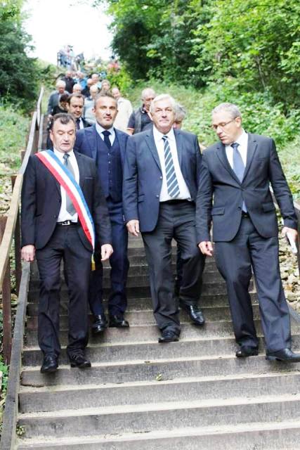 INAUGURATION ALISE STE REINE 2016 MARIE QUIQUEMELLE POUR ECHO DES COMMUNES