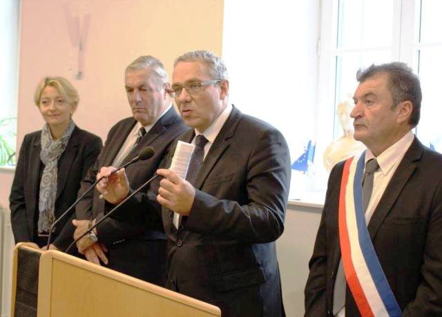 INAUGURATION ALISE STE REINE 2016 MARIE QUIQUEMELLE POUR ECHO DES COMMUNES