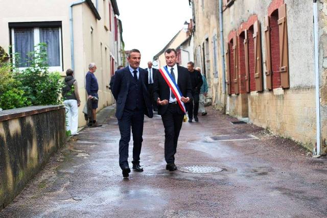 INAUGURATION ALISE STE REINE 2016 MARIE QUIQUEMELLE POUR ECHO DES COMMUNES