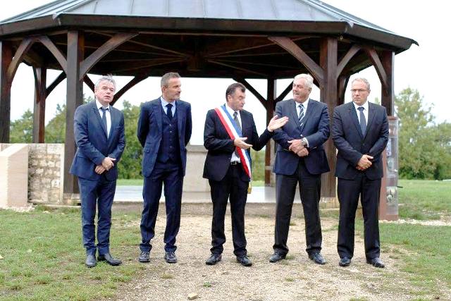 INAUGURATION ALISE STE REINE 2016 MARIE QUIQUEMELLE POUR ECHO DES COMMUNES