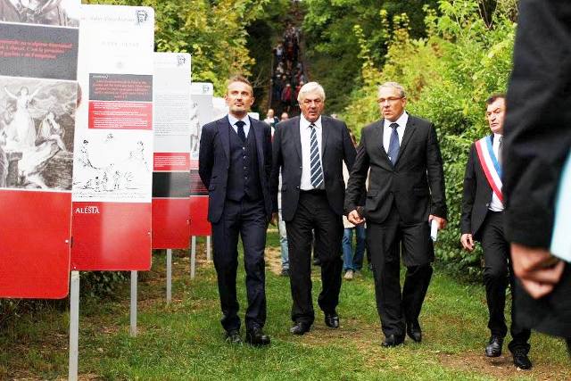 INAUGURATION ALISE STE REINE 2016 MARIE QUIQUEMELLE POUR ECHO DES COMMUNES
