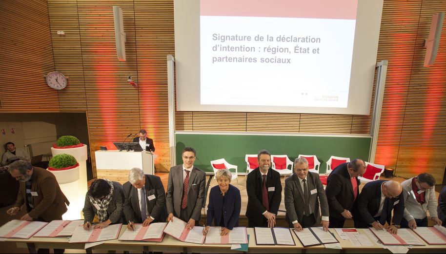 CRBFC Premi&egrave;re conf&eacute;rence du dialogue social r&eacute;gional.