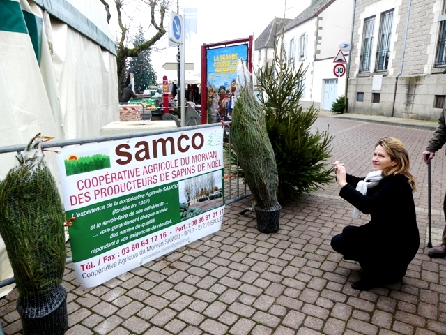 f&ecirc;te du sapin 2016 saulieu marie quiquemelle echo des communes