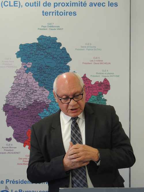 Jacques Jacquenet, pr&eacute;sident du SICECO