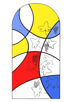 Des vitraux color&eacute;s pour l&rsquo;&eacute;glise de Lantenay.