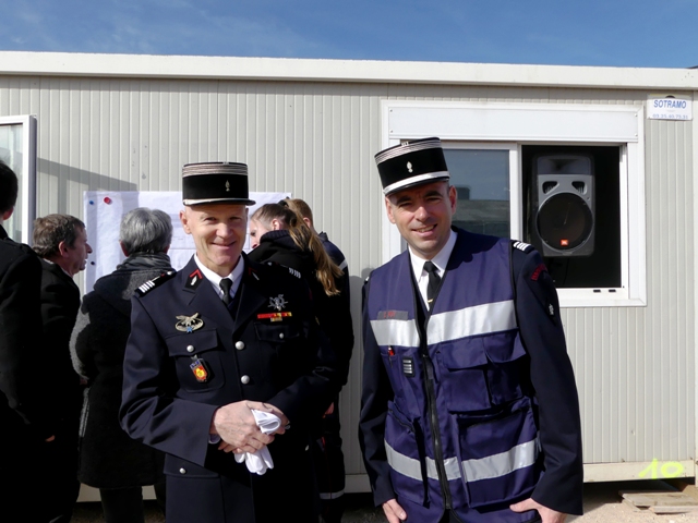 vitteaux premi&egrave;re pierre pompiers 2017 marie quiquemelle echo des comunes