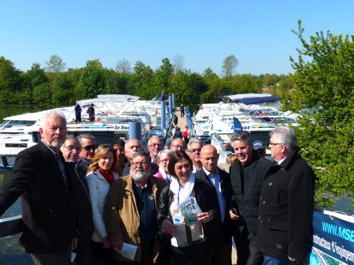 le port fluvial de Saint-Jean-de-Losne 