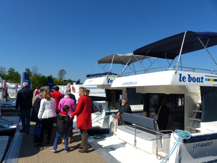 le port fluvial de Saint-Jean-de-Losne 
