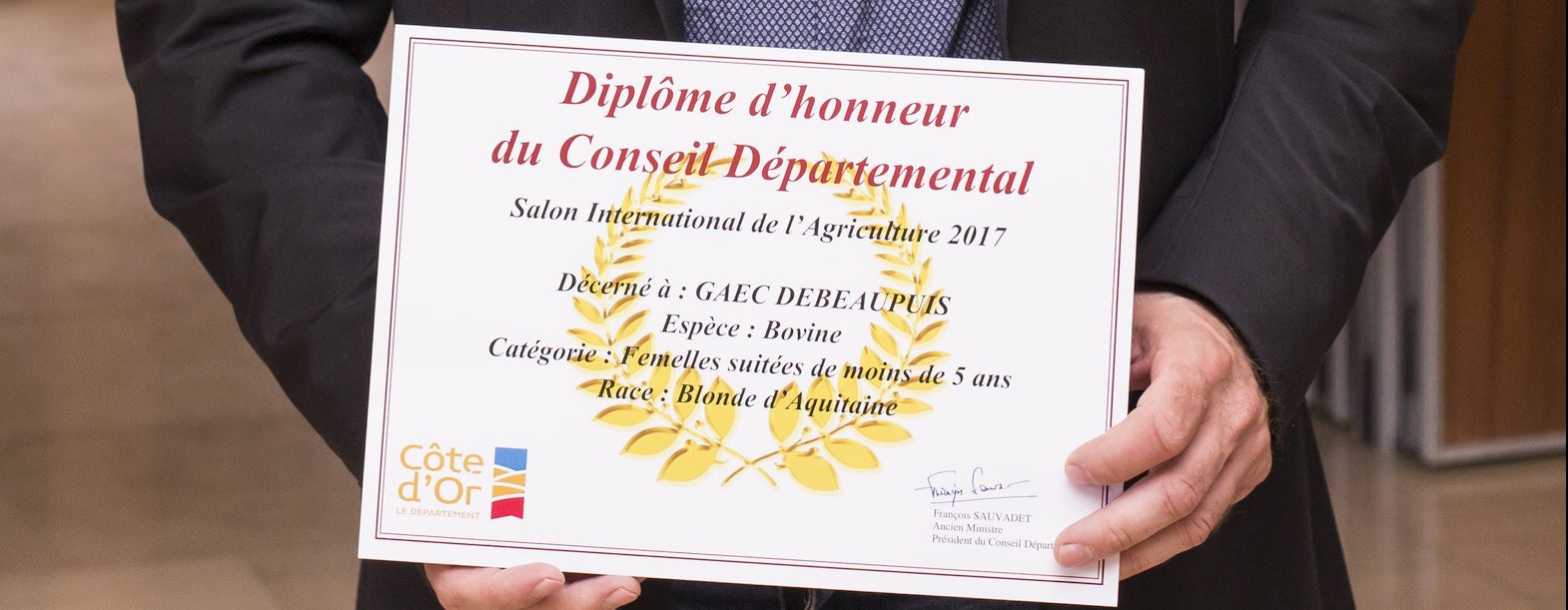 95 producteurs C&ocirc;te-d'Oriens r&eacute;compens&eacute;s par le Conseil D&eacute;partemental.