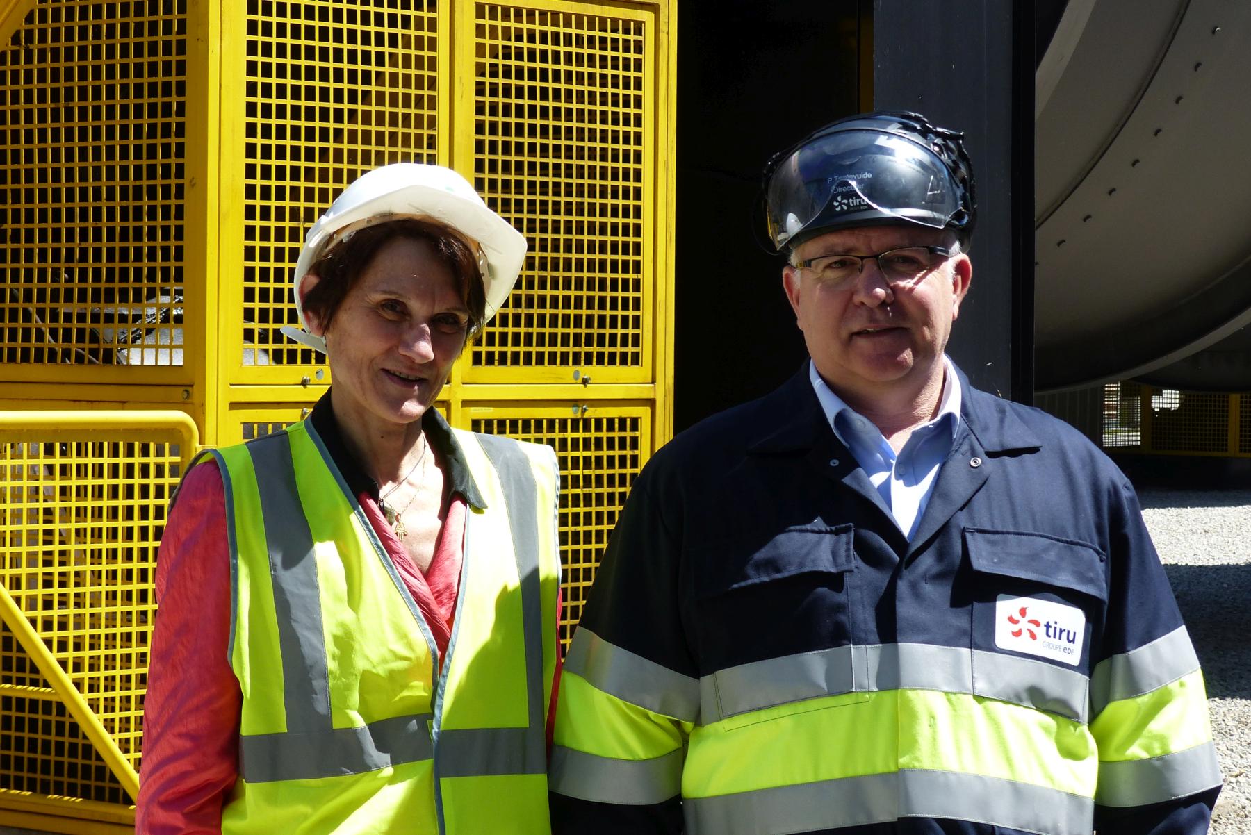 Chagny (71), usine de tri-m&eacute;thanisation-compostage, mise en &oelig;uvre par les collectivit&eacute;s locales (Smet 71), construite et exploit&eacute;e par Tiru (filiale d&rsquo;EDF) 