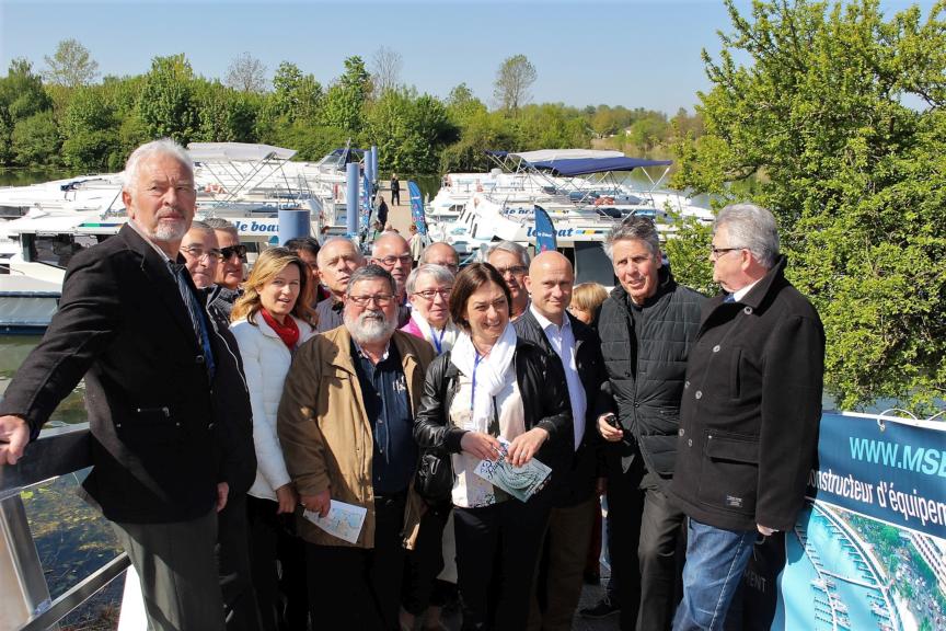 le port fluvial de Saint-Jean-de-Losne 