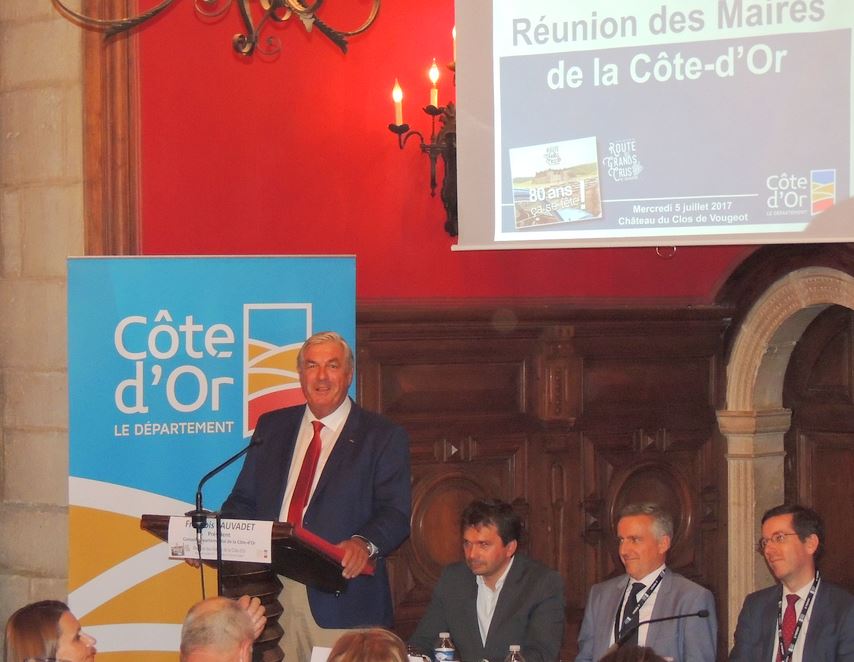 Fran&ccedil;ois Sauvadet, pr&eacute;sident du Conseil d&eacute;partemental de C&ocirc;te-d&rsquo;Or