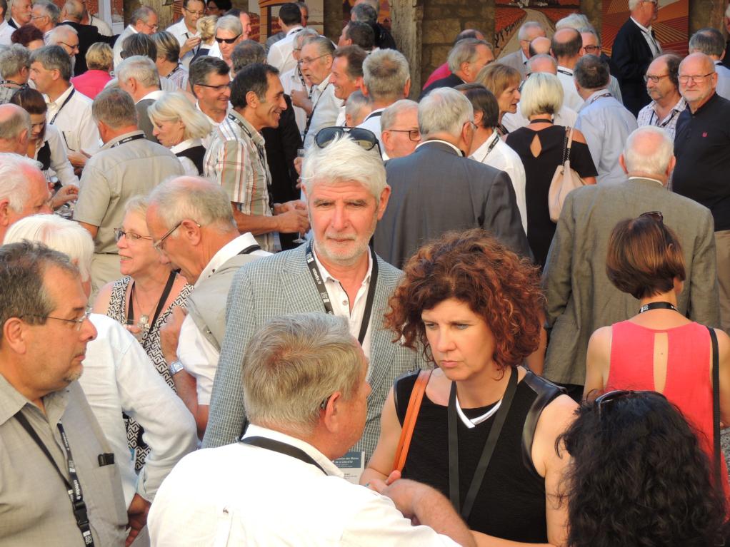 Conseil D&eacute;partemental de la C&ocirc;te-d'Or. La r&eacute;union des maires au Clos Vougeot