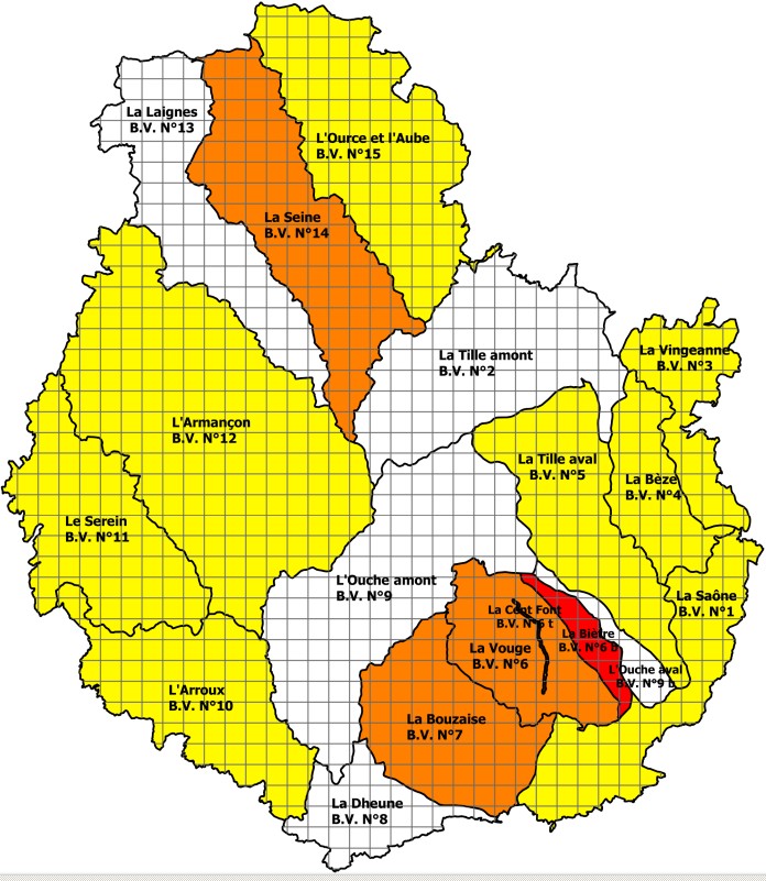 C&ocirc;te-d'Or. S&eacute;cheresse, renforcement des mesures de restriction d'eau malgr&eacute; la pluie.