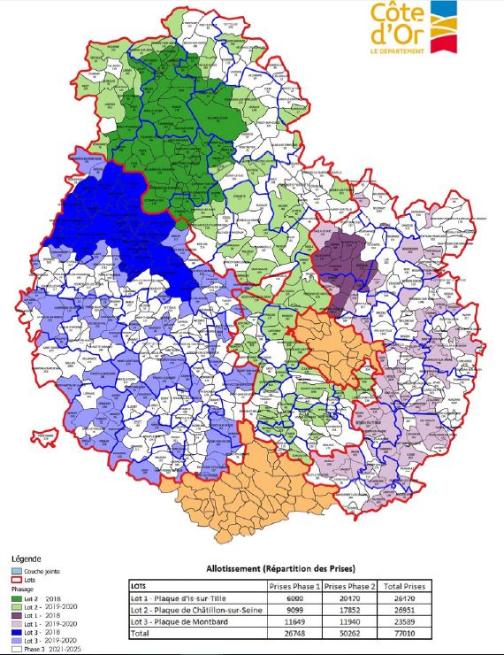 Conseil d&eacute;partemental de la C&ocirc;te-d'Or Le Sch&eacute;ma Directeur d&rsquo;Am&eacute;nagement Num&eacute;rique du Territoire (SDANT) 