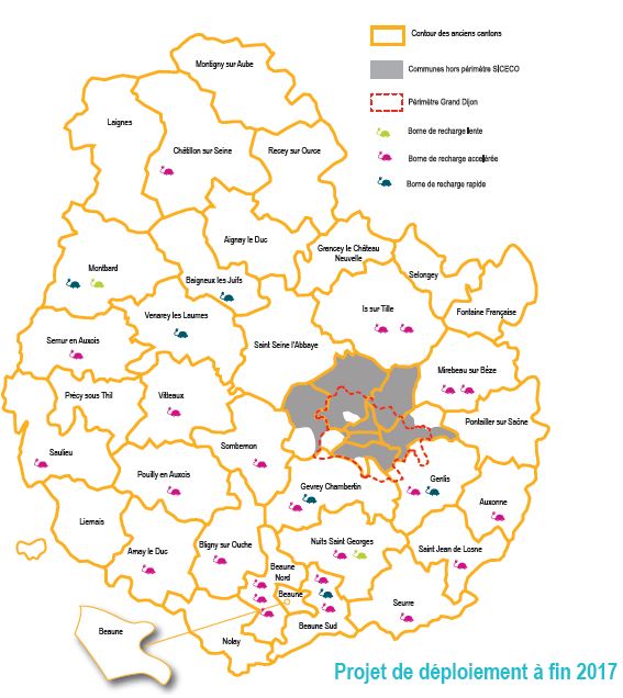 Bornes &eacute;lectriques : projet de d&eacute;ploiement &agrave; fin 2017