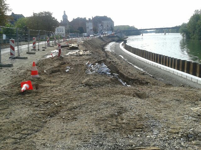 Seurre r&eacute;fection du quai du Nord