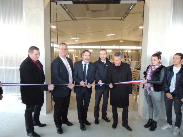 Inauguration de la cuverie de Beaune