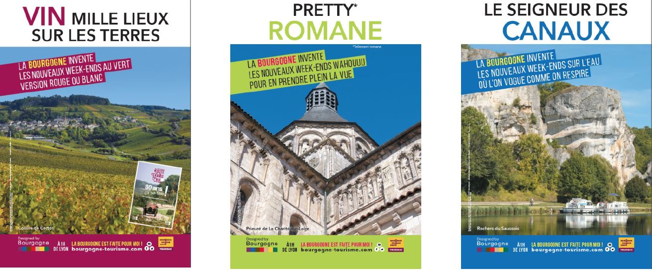 La campagne de communication 2017 pour le tourisme en bourgogne prim&eacute;e nationalement