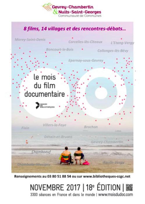 Communaut&eacute; de communes de Gevrey-Chambertin et de Nuits-Saint-Georges s&rsquo;associe au Mois du Film Documentaire