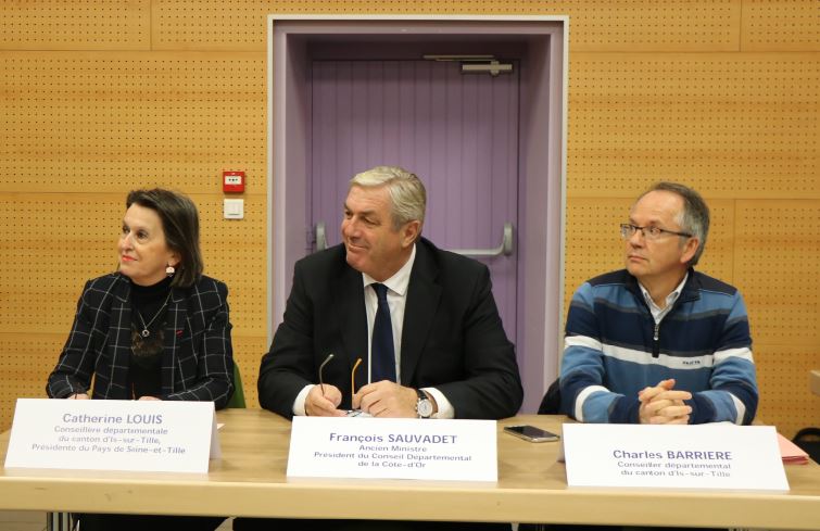 Fran&ccedil;ois Sauvadet. L'action du Conseil D&eacute;partemental dans le canton d'Is-sur-Tille