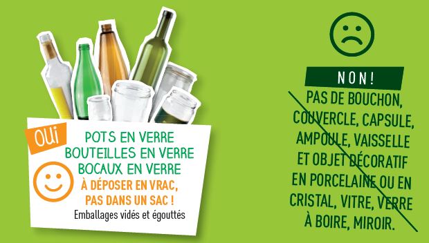 Dijon, nouvelle collecte du verre en points d'apport