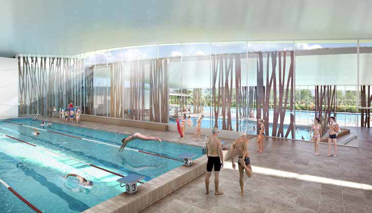 La future piscine du Carroussel de Dijon,