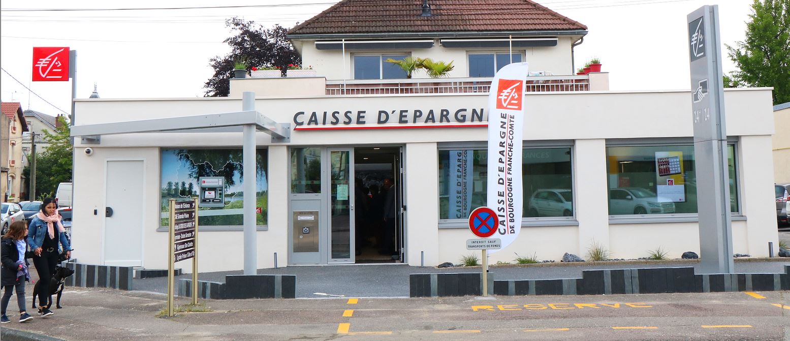 La Caisse d'Epargne de Bourgogne Franche-Comt&eacute; inaugure son agence d'Auxonne