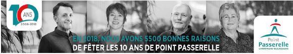 2008-2018 LES POINTS PASSERELLE DE CHAMPAGNE-BOURGOGNE ONT 10 ANS