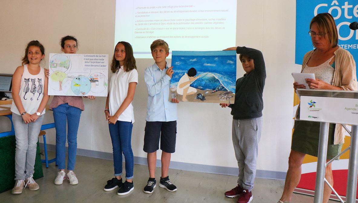 Printemps de l'environnement, r&eacute;union de restitution des projets de l'Agenda 21 scolaire