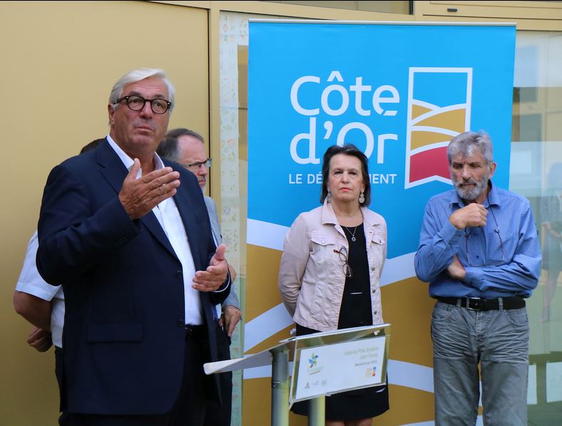 Fran&ccedil;ois Sauvadet, Pr&eacute;sident du Conseil D&eacute;partemental de la C&ocirc;te-d'Or - P&ocirc;le scolaire Jean Ferrat
