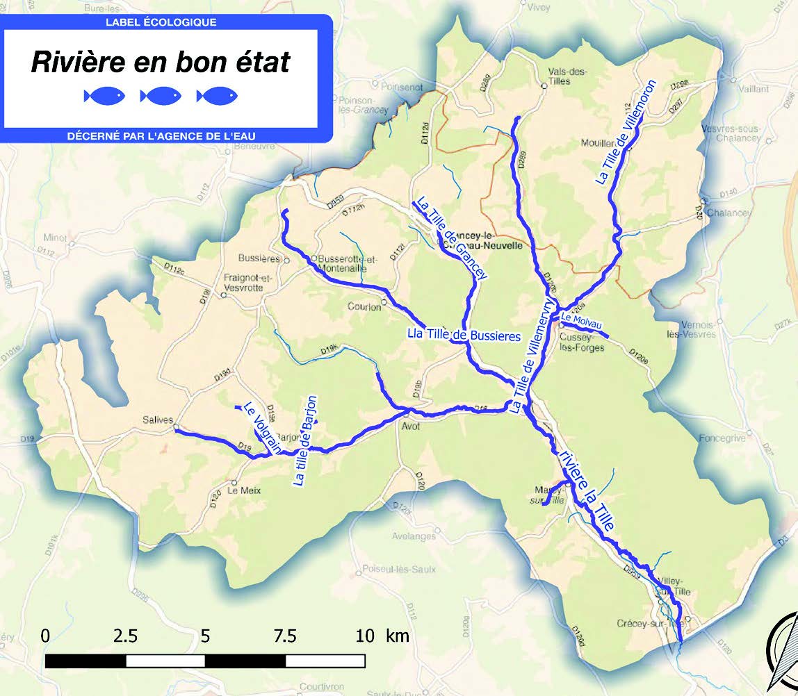 Les Hautes Tilles obtiennent le label &laquo; Rivi&egrave;re en bon &eacute;tat &raquo;