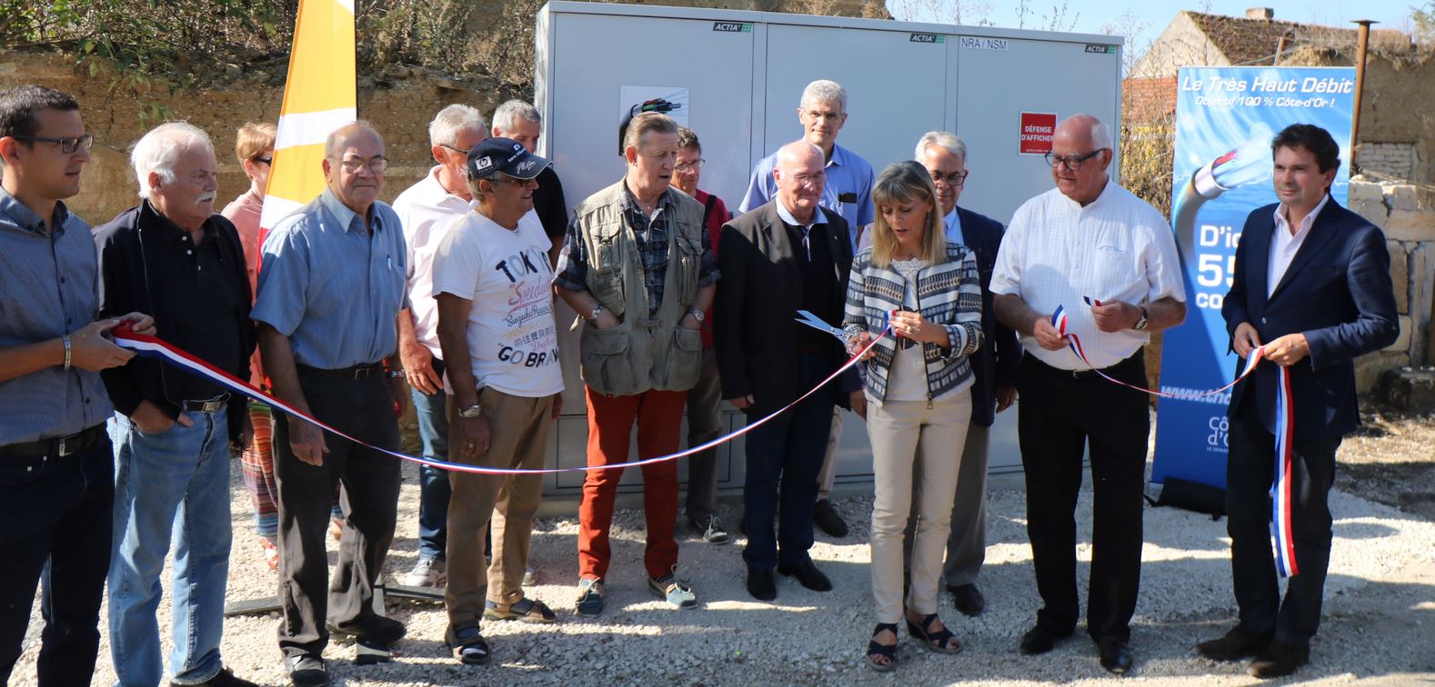 Le THD est arriv&eacute; dans neuf communes du canton de Genlis
