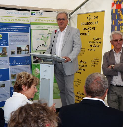 contrat canal de Bourgogne 2018-2020, Yves Courtot, pr&eacute;sident de la Communaut&eacute; de communes de Pouilly-en-Auxois Bligny-sur-Ouche
