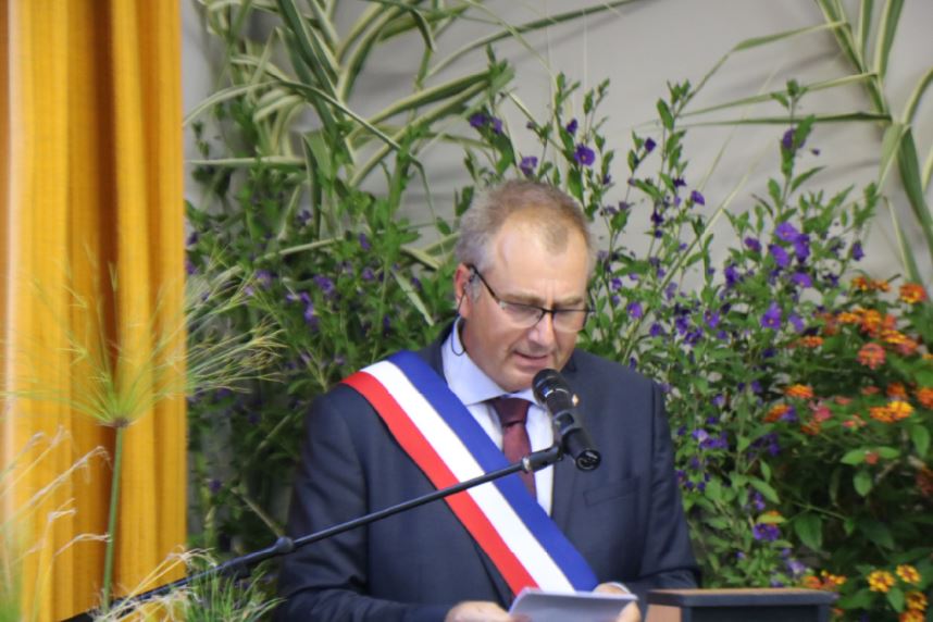 Thierry Darphin, maire d'Is-sur-Tille