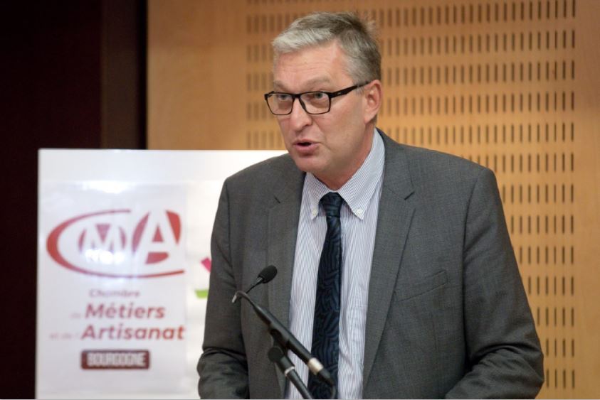 R&eacute;gis Penne&ccedil;ot, pr&eacute;sident de la CMAi - d&eacute;l&eacute;gation C&ocirc;te-d'Or