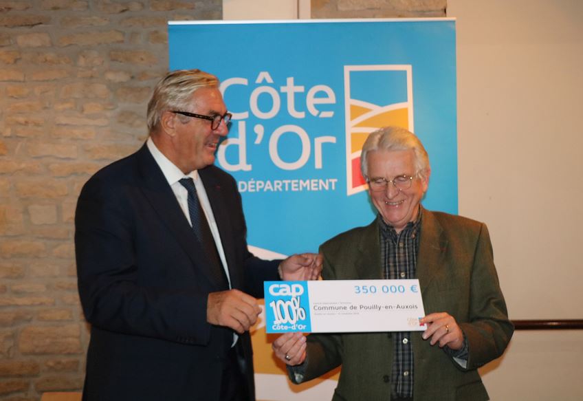 Signature du contrat &laquo; Cap 100 % C&ocirc;te-d'Or &raquo; avec la Commune de Pouilly-en-Auxois