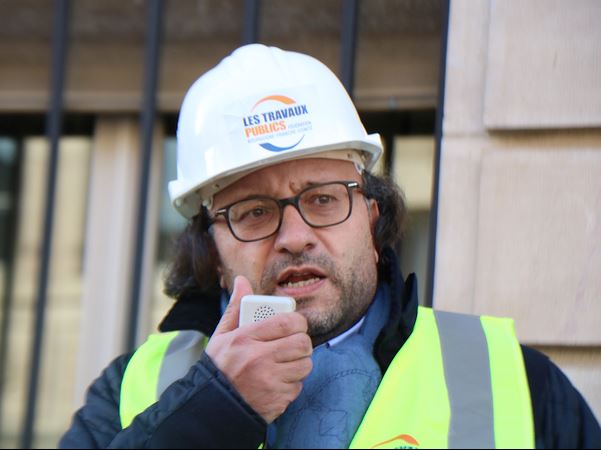 Vincent Martin, Pr&eacute;sident de la F&eacute;d&eacute;ration R&eacute;gionale des Travaux Publics de Bourgogne-Franche-Comt&eacute;, le gouvernement nous ruine