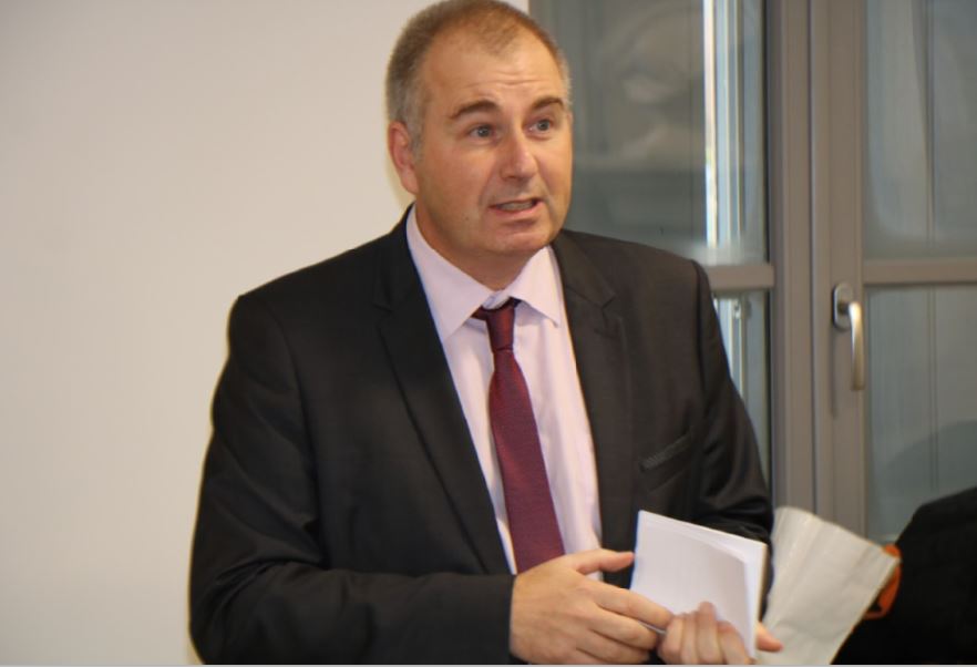 Thierry Darphin, maire d'Is-sur-Tille