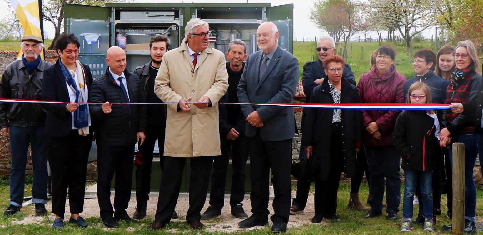 Inauguration du nouveau central &agrave; haut et tr&egrave;s haut d&eacute;bit (NRA PRM) de Bonnencontre.