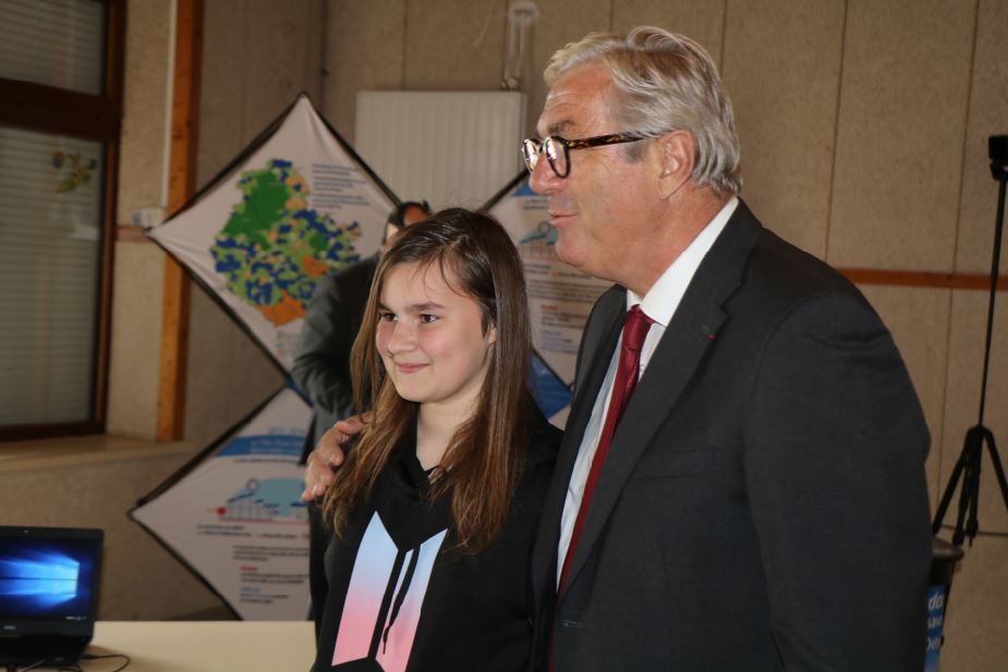 Inauguration du nouveau central &agrave; haut et tr&egrave;s haut d&eacute;bit (NRA PRM) de Bonnencontre.