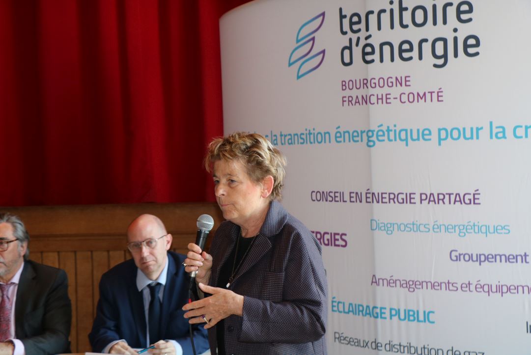 Marie-Guite Dufay, Pr&eacute;sidente du Conseil r&eacute;gional de Bourgogne-Franche-Comt&eacute;