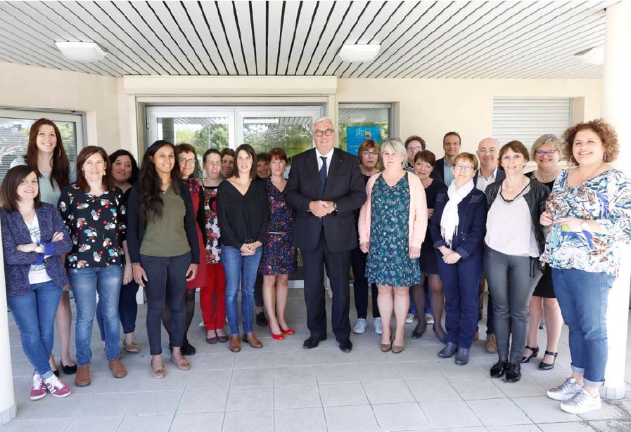 Fran&ccedil;ois Sauvadet &agrave; la rencontre des &eacute;quipes de l'Espace Solidarit&eacute;s C&ocirc;te-d'Or de Longvic